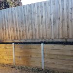 Fence and Raised Flower Beds